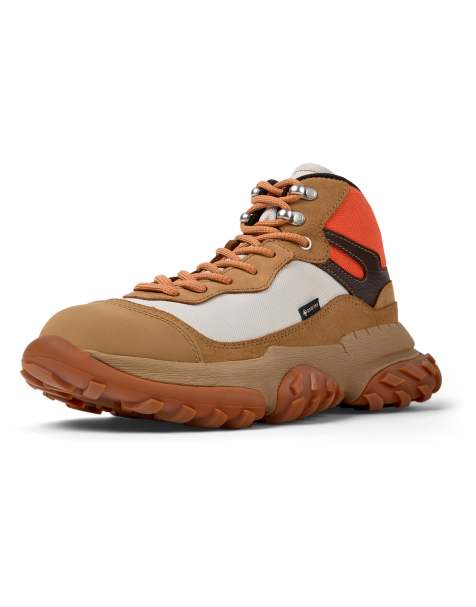 Camper – Karst Trek – Knöchelhohe Stiefel in Braun und Grau - view 1