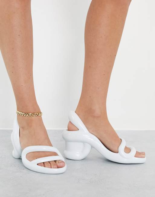 Camper white hot sale sandals