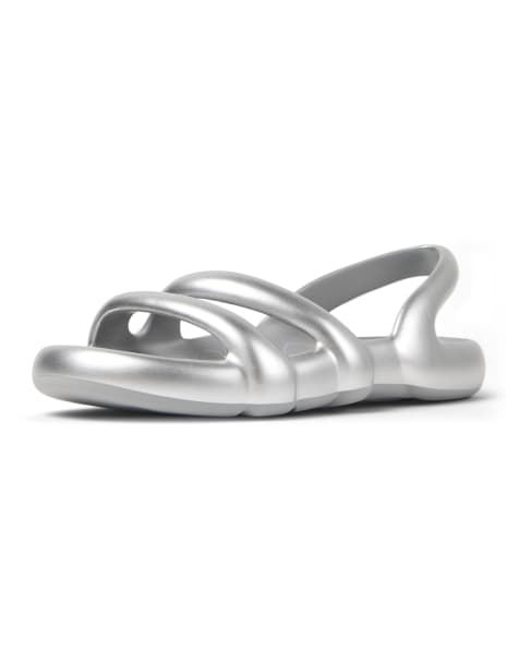 Camper – Kobarah – Flache Sandalen in Mittelgrau - view 1