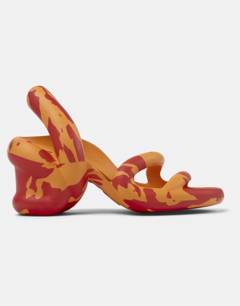 Camper – Kobarah – Sandalen in Orange-Rot - view 1