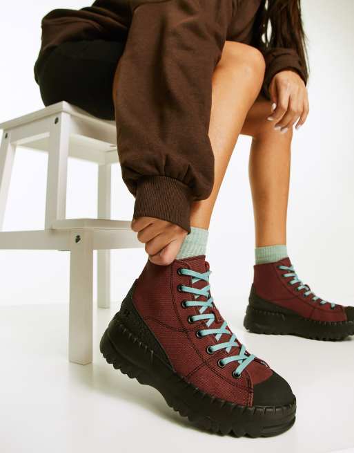 Camper lace store up boots