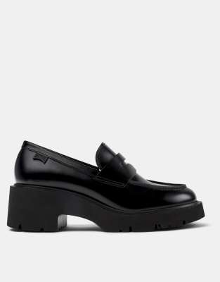  leather chunky loafers 