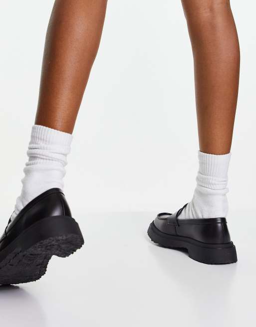 Camper leather loafers in black | ASOS