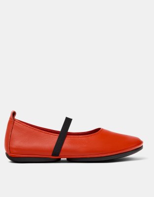 Camper - Mary-Jane-Ballerinas in Rot