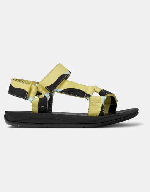 Camper - Match - Sandales - Noir/Jaune