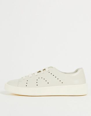Camper minimal trainers in white leather