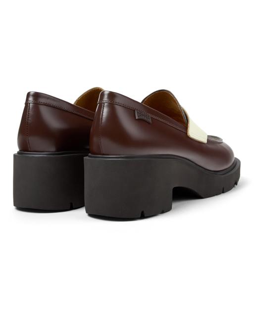 Chaussures Femme Camper Marron - Bout Pointu, Talons Bas, Taille 41, Occasion