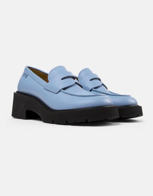 Camper - Mocassins en cuir - Bleu
