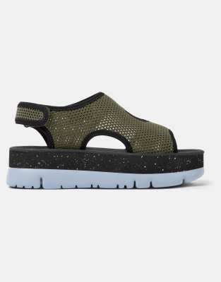 Camper - Oruga Up - Sandalen in Dunkelgrün