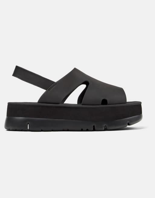 Camper - Oruga Up - Sandales - Noir