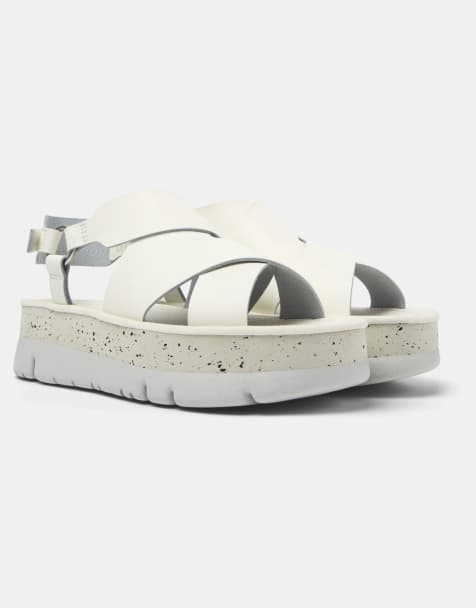 Camper - Oruga Up - Sandali bianco naturale - view 1
