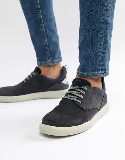 Camper Pelotas Capsule Suede Trainers In Navy ASOS