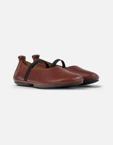 Camper – Right Nina – Ballerinas in Mittelrot - view 1