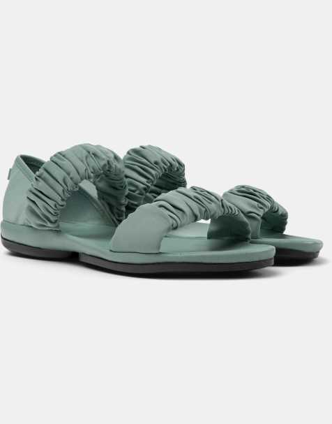 Camper - Right Nina - Sandales - Vert moyen - view 1
