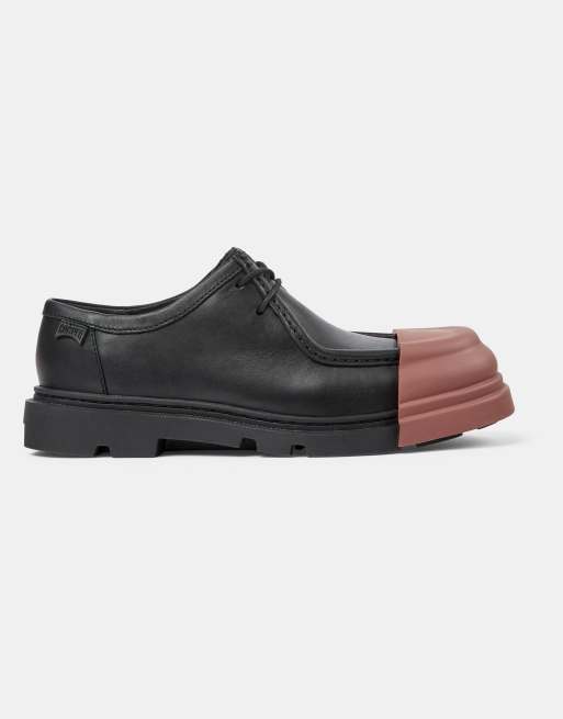 Camper - Scarpe stringate nere combinate