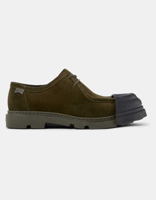 Camper - Scarpe stringate verde medio combinate