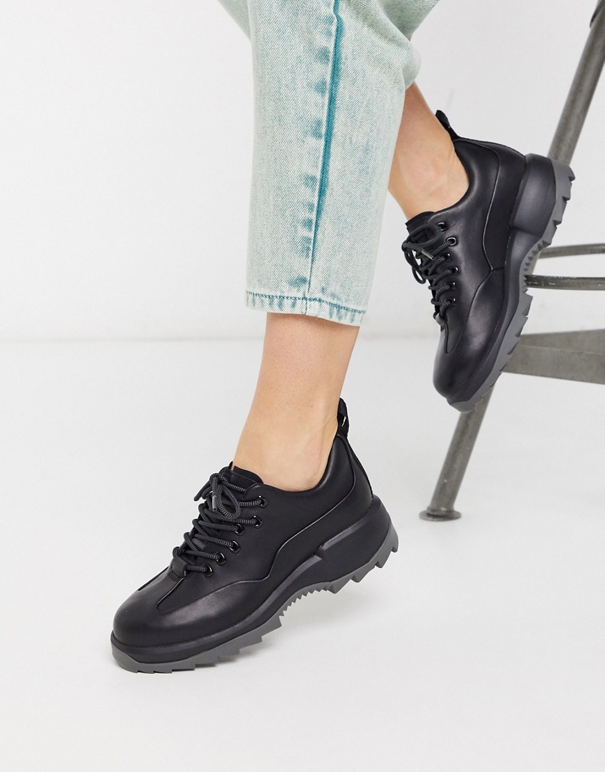 Camper - Sneakers chunky nere stringate-Nero