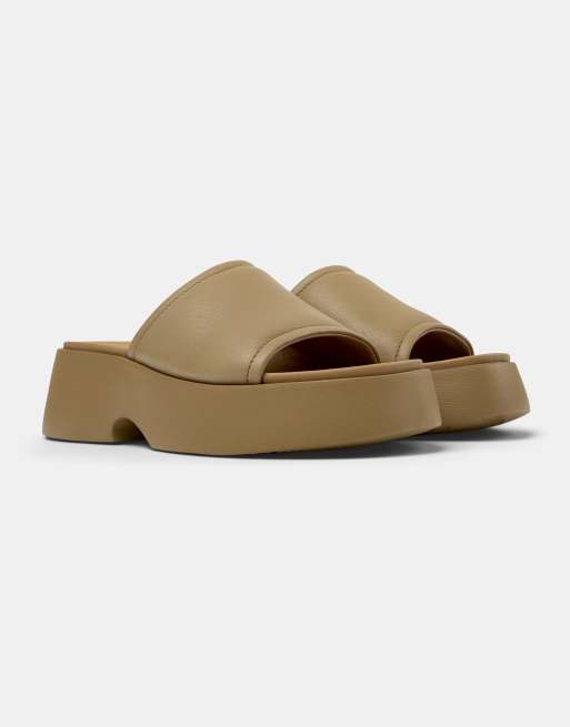 Camper – Tasha – Sandalen in Mittelbraun