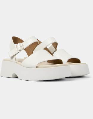 Camper - Tasha - Sandalen in Weiß-Natur