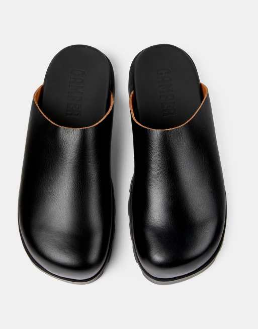 Camper - Zoccoli in pelle neri con imbottitura, 2 di 4