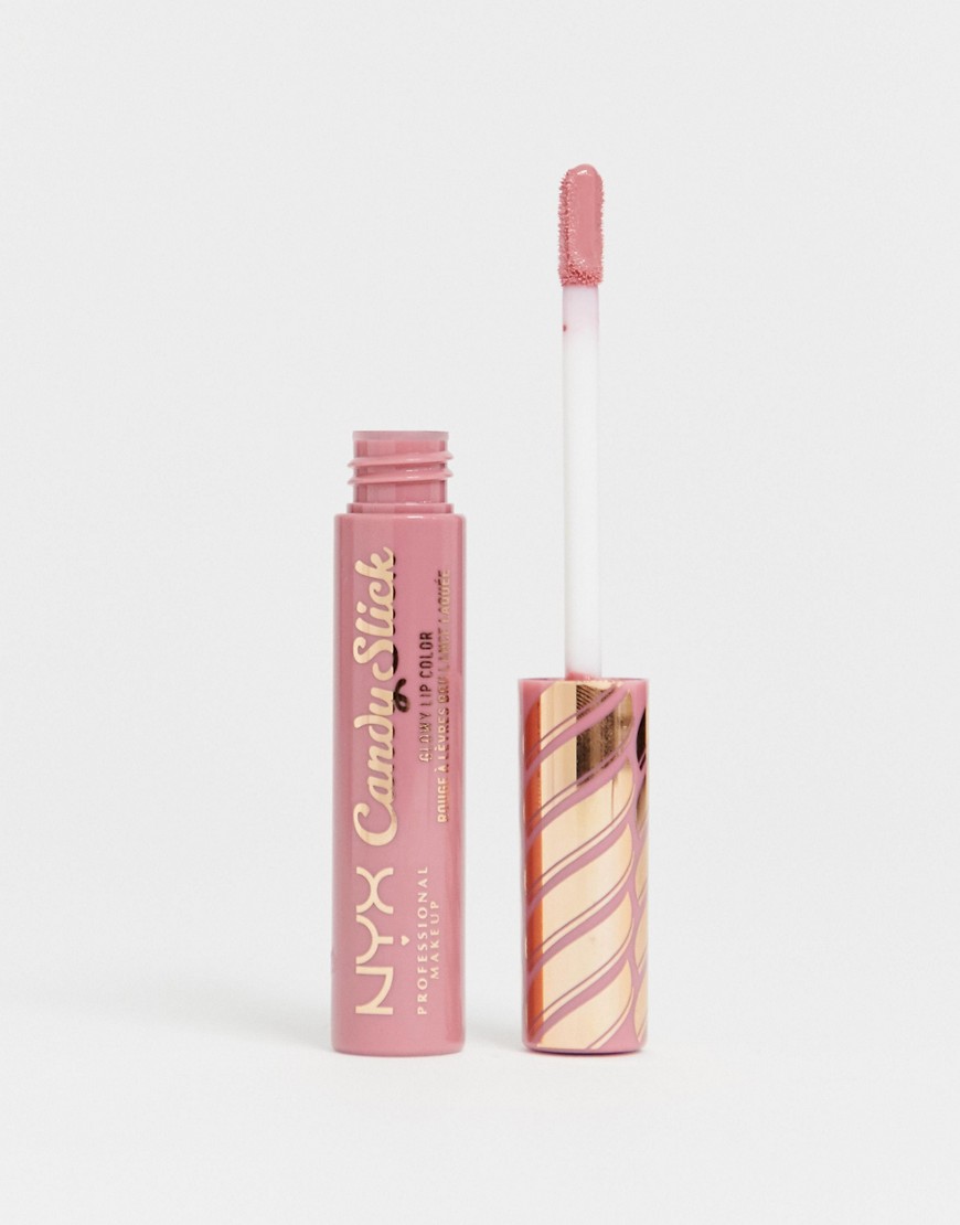 Candy Slick Glowy Læbegloss fra NYX Professional Makeup - Cream Bees-Pink