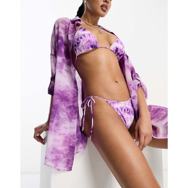 Tie dye bathing hot sale suit cover up