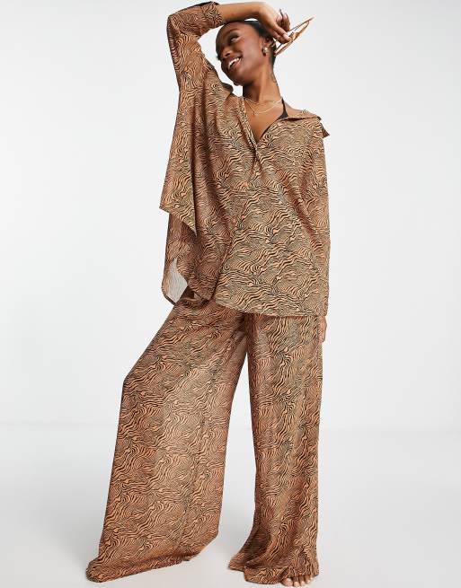 Zara store tiger trousers