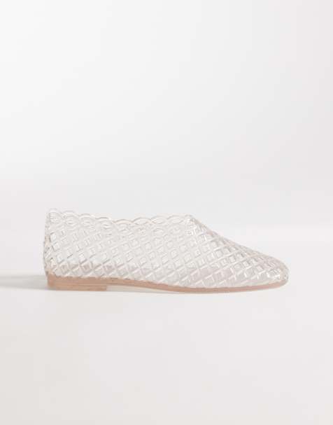 Cangrejeras transparentes sin cierres de goma con abalorios Grove de Steve Madden - view 1