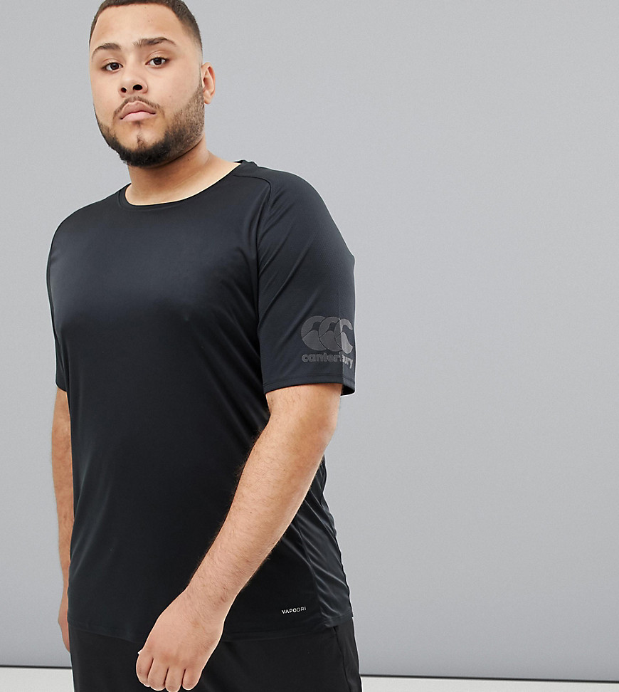 Canterbury Of New Zealand - Canterbury plus - vapodri - t-shirt nera super leggera - in esclusiva per asos-nero