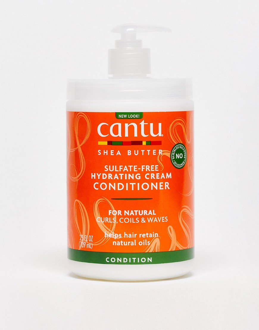 Cantu - Balsamo in crema idratante per capelli naturali con burro di karité - Formato salone 25 once-Nessun colore