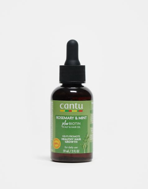 Cantu - Huile cheveux et cuir chevelu à base de romarin, menthe et biotine - 59 ml - view 1