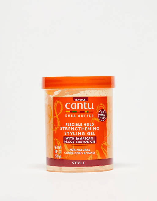Cantu – Maksymalnie utrwalający i wzmacniający żel do stylizacji na bazie masła shea z jamajskim czarnym olejkiem rycynowym