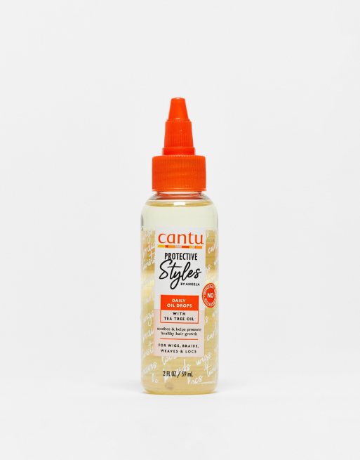 Cantu - Protective Styles - Huile capillaire quotidienne à l'huile essentielle d'arbre à thé (59 ml)
