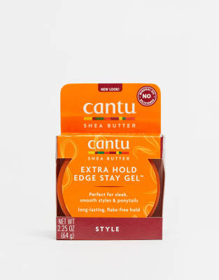 Cantu Cantu Shea Butter Extra Hold Edge Stay Gel 64g-No colour