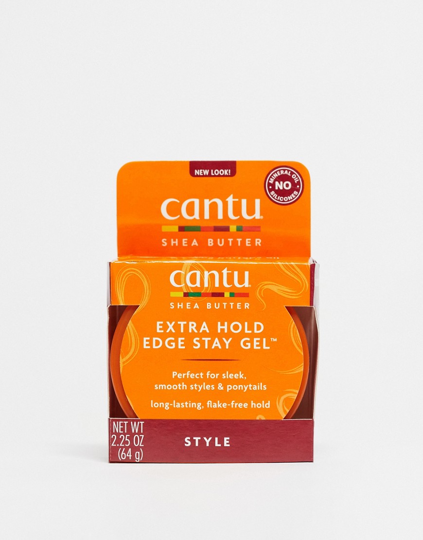 Cantu Shea Butter Extra Hold Edge Stay Gel 64g-No colour