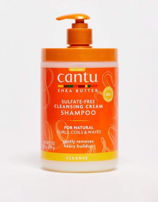 Cantu Shea Butter for Natural Hair Cleansing Cream Shampoo- Salon Size ...