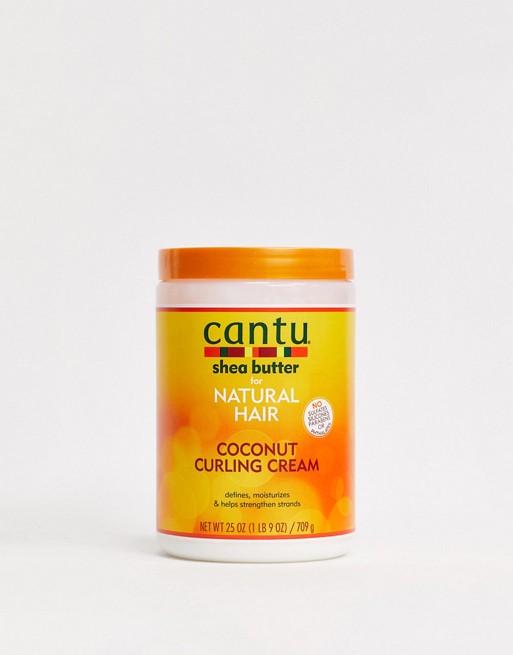 Cantu Shea Butter for Natural Hair Coconut Curling Cream- Salon Size 25oz