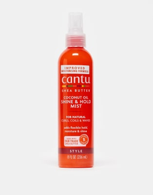 Cantu Shea Butter for Natural Hair Coconut Oil Shine & Hold Mist 237ml - ASOS Price Checker