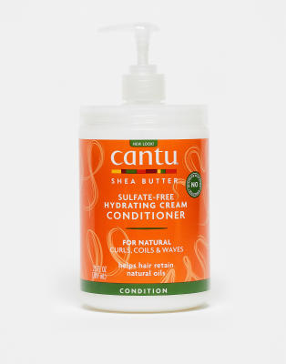 Cantu - Sheabutter für Naturhaar, Creme-Feuchtigkeitspflege in Salongröße, 709 ml-Keine Farbe