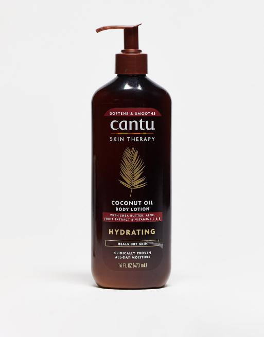Cantu – Skin Therapy – Coconut Oil Hydrating Body Lotion – Nawilżający balsam do ciała z olejem kokosowym, 473 ml
