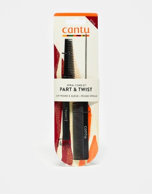 Cantu - Style - Haarkamm-Set zum Aufteilen und Twisten der Haare-No colour