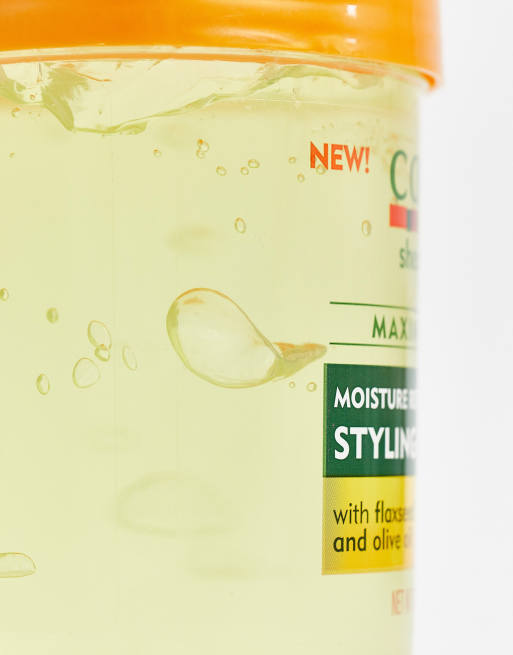 Cantu - Styling gel med maximum hold og fugtbevarende sheasmør, hørfrø og olivenolie, 4 af 4