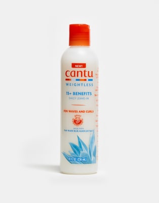 Cantu - Weightless 15+ Benefits - Leave-in-Haarpflege für jeden Tag, 236 ml-Keine Farbe