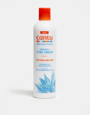 Cantu - Weightless Smooth + Curl Creme - Lockencreme, 295 ml-Keine Farbe