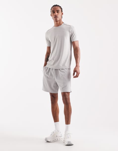 CAPO active core logo shorts in grey - view 1