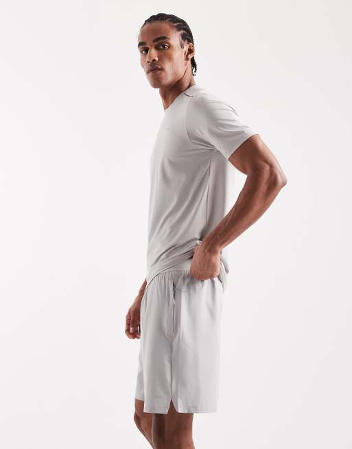 CAPO active core logo shorts in grey, 2 of 5