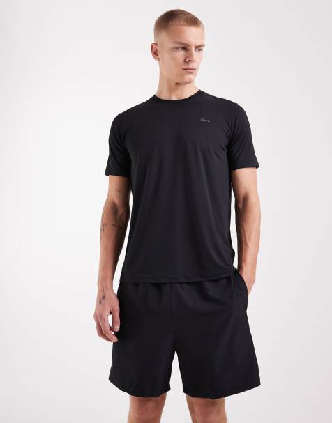 CAPO – Active – Czarne szorty sportowe z logo - view 1