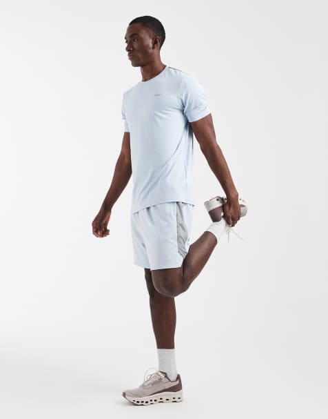 CAPO Active – Jasnoniebieski T-shirt sportowy z logo na plecach, część zestawu - view 1