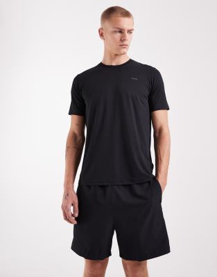 CAPO CAPO active performance logo shorts in black