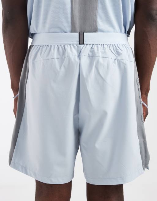 CAPO - Active Performance - Short met logo in lichtblauw, deel van co-ord set, 3 van 5